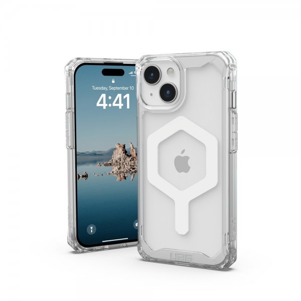 Urban Armor Gear (UAG) iPhone 15 Kuori Plyo MagSafe Ice White