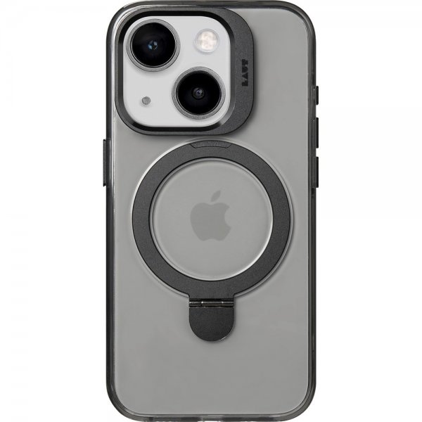 LAUT iPhone 15 Kuori REVIVE PROP MagSafe Black Crystal