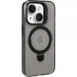 LAUT iPhone 15 Kuori REVIVE PROP MagSafe Black Crystal