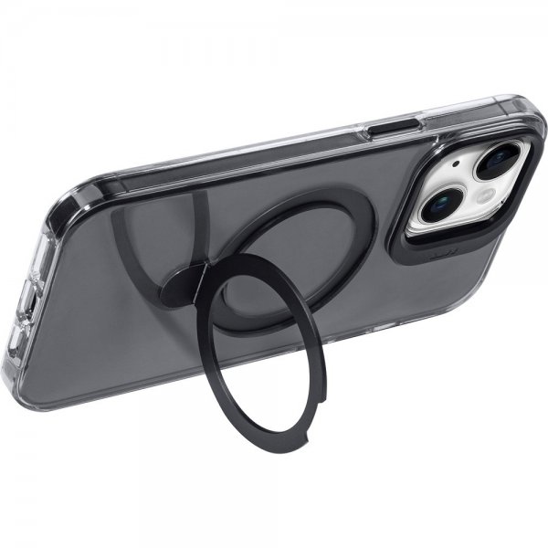 LAUT iPhone 15 Kuori REVIVE PROP MagSafe Black Crystal