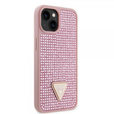 Guess iPhone 15 Kuoret Rhinestone Pink