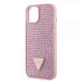 Guess iPhone 15 Kuoret Rhinestone Pink