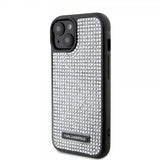 Karl Lagerfeld iPhone 15 -kuori Rhinestone Silver