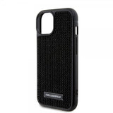 Karl Lagerfeld iPhone 15 Kuoret Rhinestone Musta