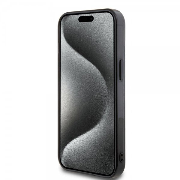 Mercedes Benz iPhone 15 Kuori Rhombus Pattern MagSafe AMG Läpinäkyvä