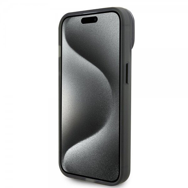 Ferrari iPhone 15 Kuori Sormusteline MagSafe Musta