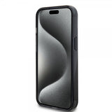 Karl Lagerfeld iPhone 15 -suojakuori sormipidikkeellä ja MagSafella, musta