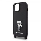 Karl Lagerfeld iPhone 15 Suojakuori Saffiano Crossbody Musta