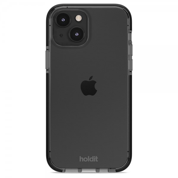 holdit iPhone 15 Seethru -suojakuori, musta