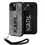 Karl Lagerfeld iPhone 15 -kuori Sequin, musta