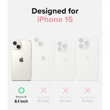 Ringke iPhone 15 Silicone Magnetic Pink Sand -suojakuori