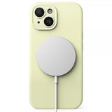 Ringke iPhone 15 Silicone Magnetic Sunny Lime -suojakuori