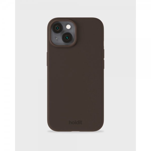 holdit iPhone 15 Silikonikuori Chocolate