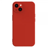 X-Level iPhone 15 -silikonikuori, punainen
