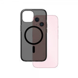 CARE by PanzerGlass iPhone 15 Suojakuori Smokey MagSafe Musta