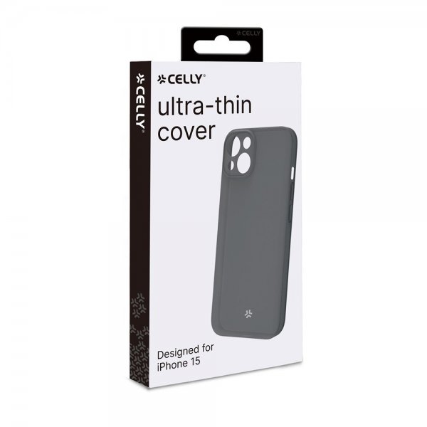 Celly iPhone 15 Kuori SPACE Musta