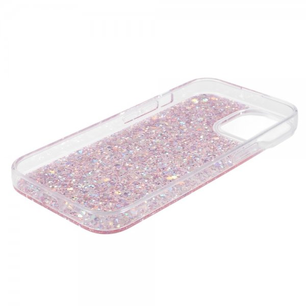 Nordic Covers iPhone 15 -kuori Sparkle Series Blossom Pink