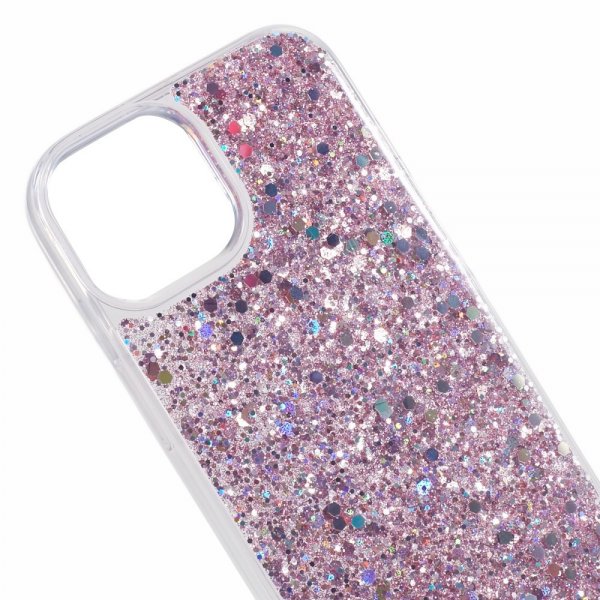 Nordic Covers iPhone 15 -kuori Sparkle Series Blossom Pink