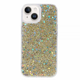 Nordic Covers iPhone 15 -kuori, Sparkle Series, sitriininkulta