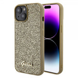 Guess iPhone 15 Suojakuori Square Mirror Kulta