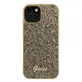 Guess iPhone 15 Suojakuori Square Mirror Kulta