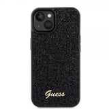 Guess iPhone 15 Kuoret Square Mirror Musta