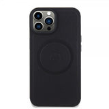 Mercedes Benz iPhone 15 Kuoret Star Pattern MagSafe Musta