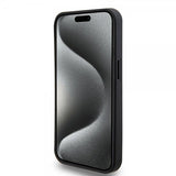 Mercedes Benz iPhone 15 Kuoret Star Pattern MagSafe Musta