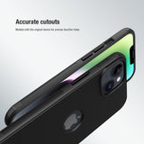 Nillkin iPhone 15 -kuori Super Frosted Shield Pro Logo Hole sininen