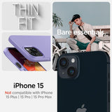 Spigen iPhone 15 Thin Fit -suojakuori, Iris Purple