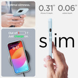 Spigen iPhone 15 Thin Fit -kuori, Mute Blue