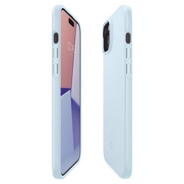 Spigen iPhone 15 Thin Fit -kuori, Mute Blue