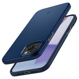 Spigen iPhone 15 Thin Fit -kuori, tummansininen