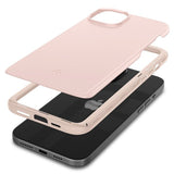 Spigen iPhone 15 Thin Fit -kuori Pink Sand