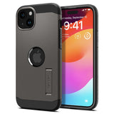Spigen iPhone 15 Kuori Tough Armor MagFit Gunmetal