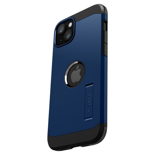 Spigen iPhone 15 -kuori Tough Armor MagFit, laivastonsininen