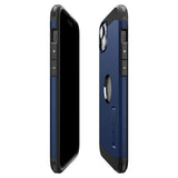 Spigen iPhone 15 -kuori Tough Armor MagFit, laivastonsininen