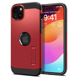 Spigen iPhone 15 Suojakuori Tough Armor MagFit Punainen