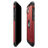 Spigen iPhone 15 Suojakuori Tough Armor MagFit Punainen