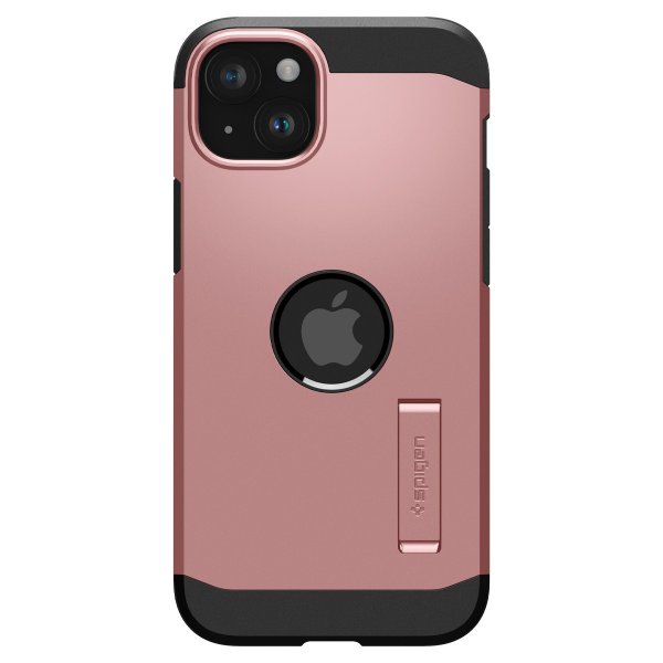 Spigen iPhone 15 -kuori Tough Armor MagFit Rose Gold