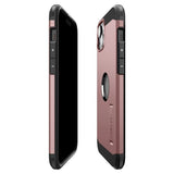 Spigen iPhone 15 -kuori Tough Armor MagFit Rose Gold