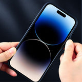 X-Level iPhone 15 Kuoret Kangaskuvio Ruskea