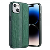 X-Level iPhone 15 Kuori Kangaskuvio Vihreä