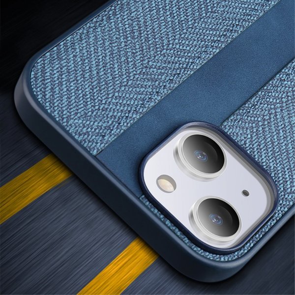 X-Level iPhone 15 Kuori kangaskuviointi musta