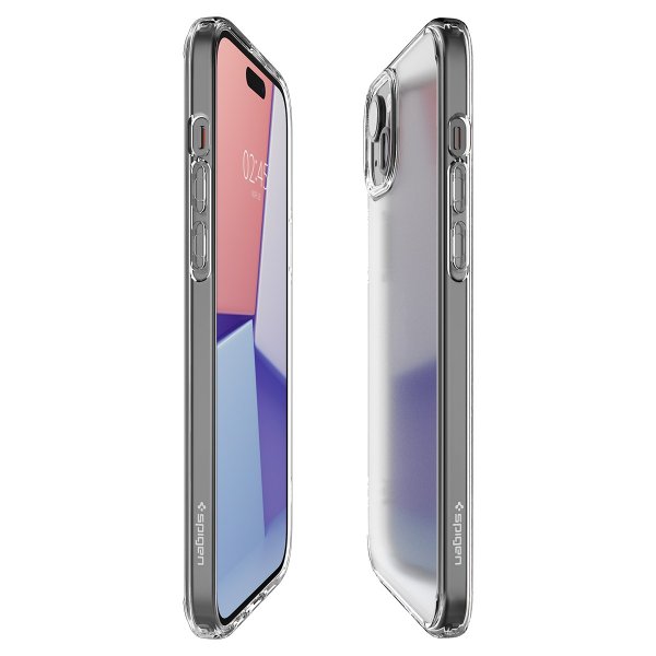 Spigen iPhone 15 Ultra Hybrid Frost Clear -suojakuori