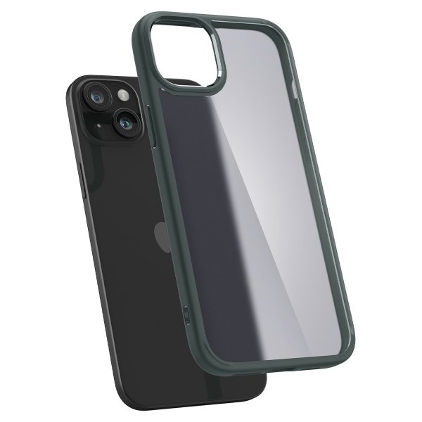 Spigen iPhone 15 Ultra Hybrid Frost Green -kuori