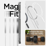 Spigen iPhone 15 Suojakuori Ultra Hybrid MagFit Carbon Fiber