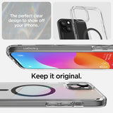 Spigen iPhone 15 -suojakuori, Ultra Hybrid MagFit, Graphite