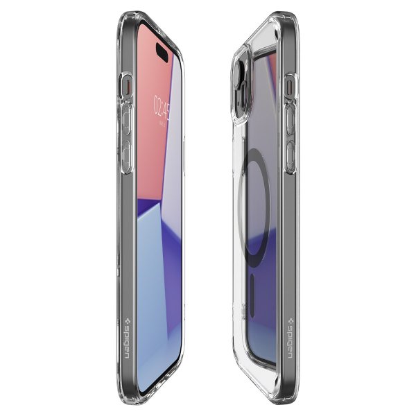 Spigen iPhone 15 -suojakuori, Ultra Hybrid MagFit, Graphite