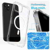Spigen iPhone 15 -suojakuori Ultra Hybrid MagFit, valkoinen